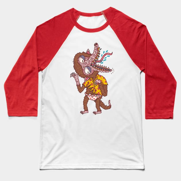 Under Werewolf Baseball T-Shirt by hex